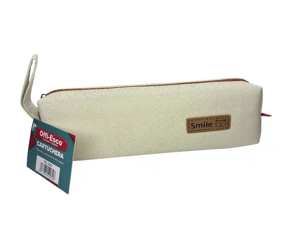 Cartuchera Escolar En Lona Offiesco Smile Oe-2228