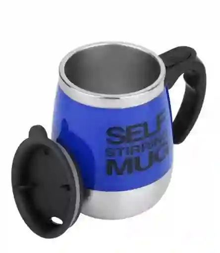 Vaso Taza Pocillo Mezclador Elèctrico Mug Cafe 400ml Color Azul Oscuro