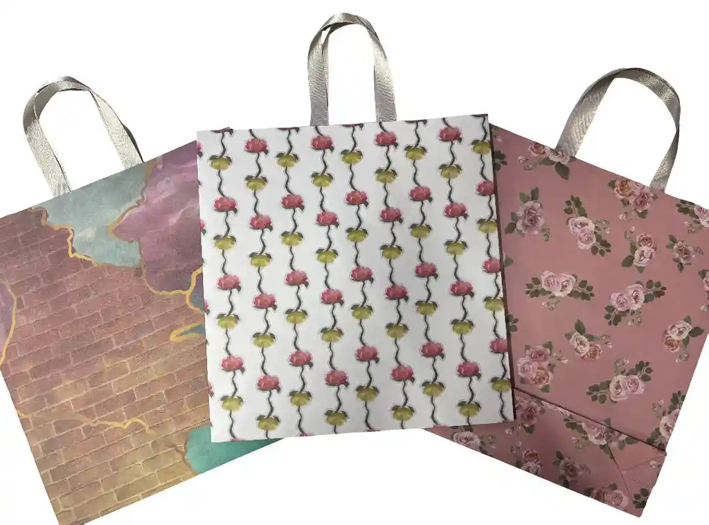 Bolsa De Regalo Varios Motivos, Ocasiones Especiales, Elegantes Y Sutiles 24x26