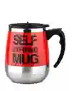 Vaso Taza Pocillo Mezclador Elèctrico Mug Cafe 400ml Color Rojo