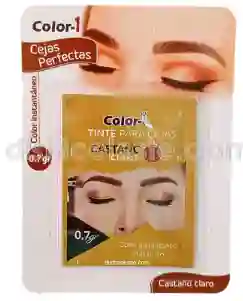 Color 1 Tintura Para Cejas Castaño Claro