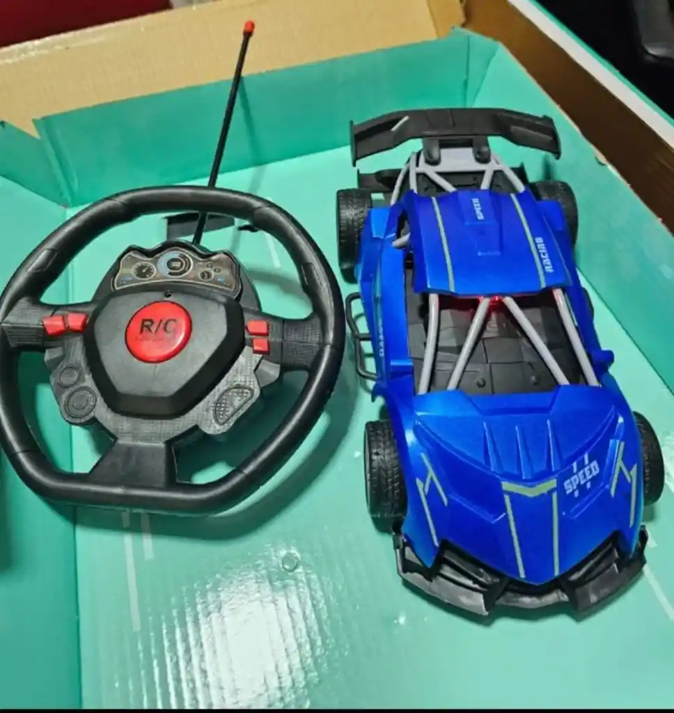 Carro De Juguete Control Remoto Speed Racing Color Azul