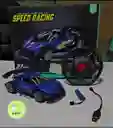 Carro De Juguete Control Remoto Speed Racing Color Azul