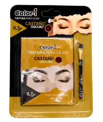 Color 1 Tintura Para Cejas Con Cepillo Castaño Oscuro