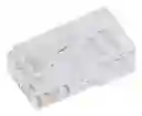 Conector De Red Plug Rj45 Cat 6e X 100 Unidades