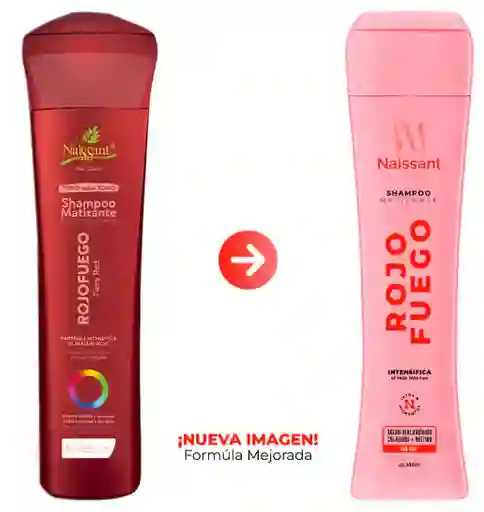 Naissant Shampoo Matizante Rojo Fuego