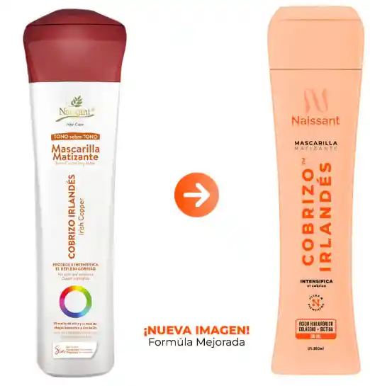 Naissant Mascarilla Matizante Cobrizo Irlandés
