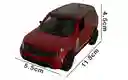 Vehiculo Land Rover Velar Edition Escala 1:32 Color Rojo