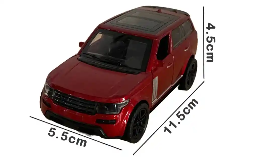 Vehiculo Land Rover Velar Edition Escala 1:32 Color Rojo