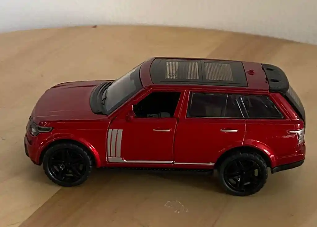 Vehiculo Land Rover Velar Edition Escala 1:32 Color Rojo