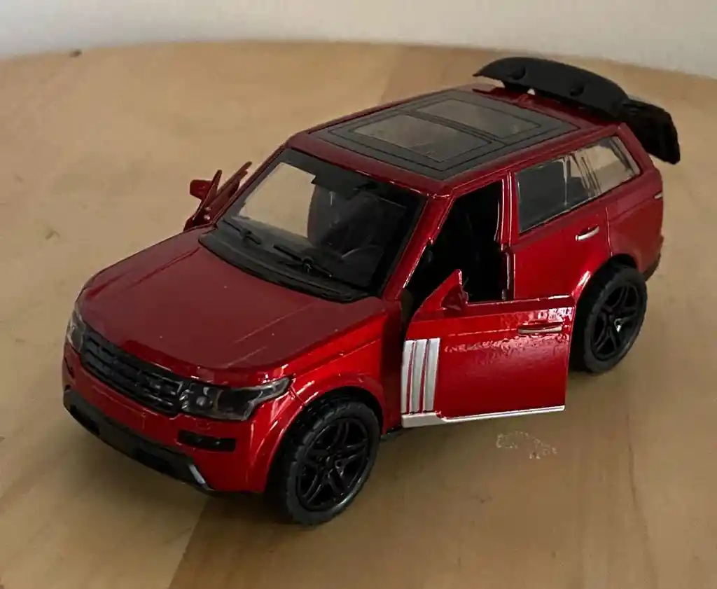 Vehiculo Land Rover Velar Edition Escala 1:32 Color Rojo