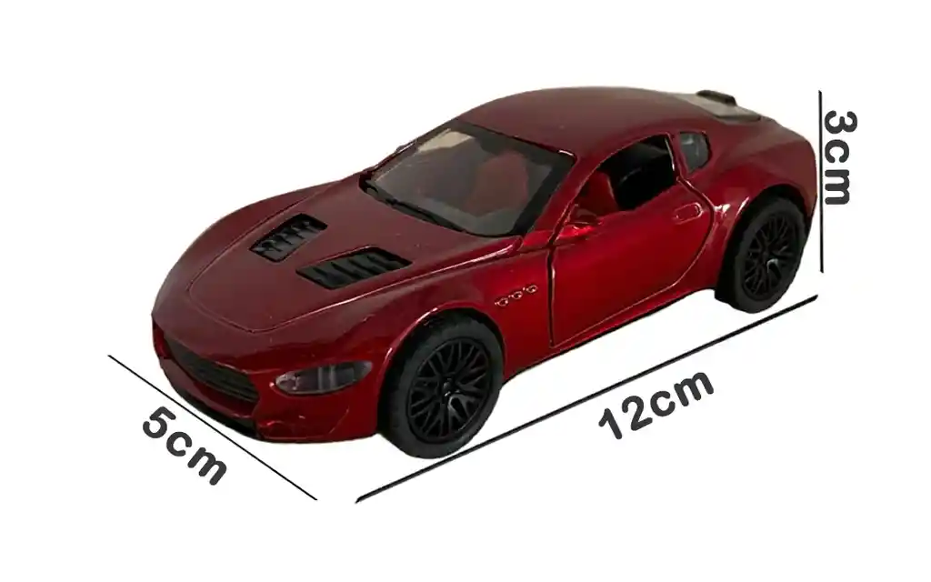 Vehículo Maserati Gran Turismo Edition Escala 1:32 Color Rojo