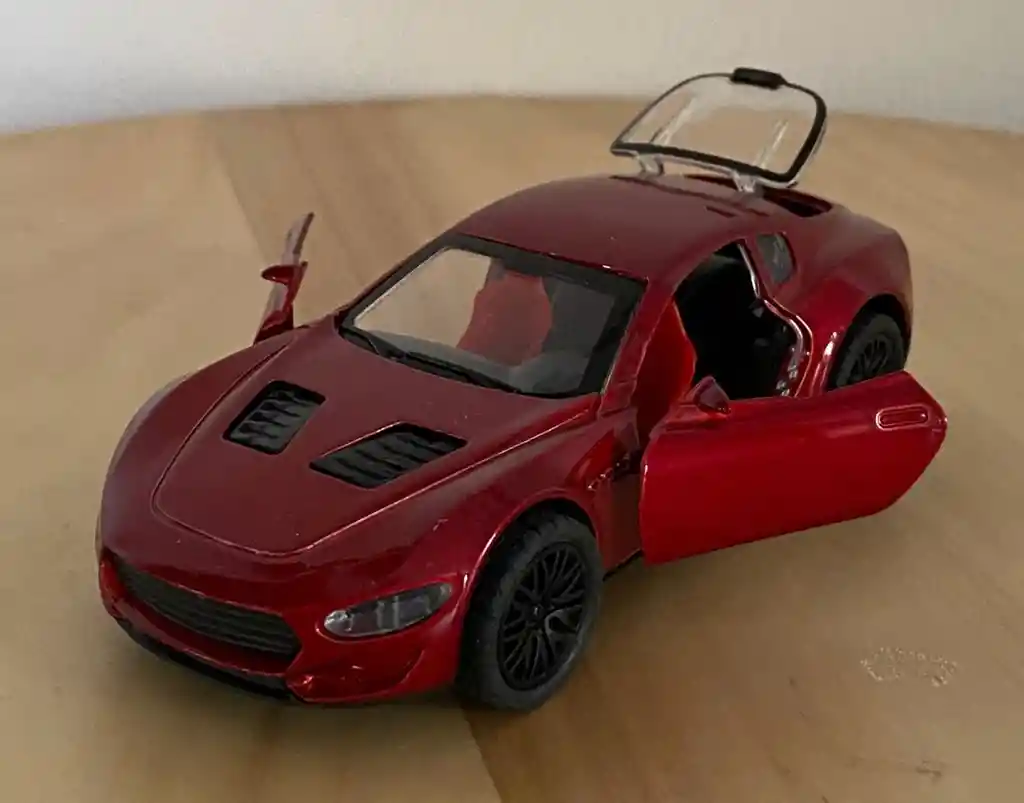 Vehículo Maserati Gran Turismo Edition Escala 1:32 Color Rojo