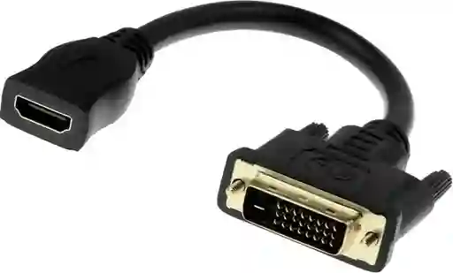 Cable Adaptador Dvi 24+1 Macho A Hdmi Hembra - 30 Cm