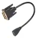 Cable Adaptador Dvi 24+1 Macho A Hdmi Hembra - 30 Cm