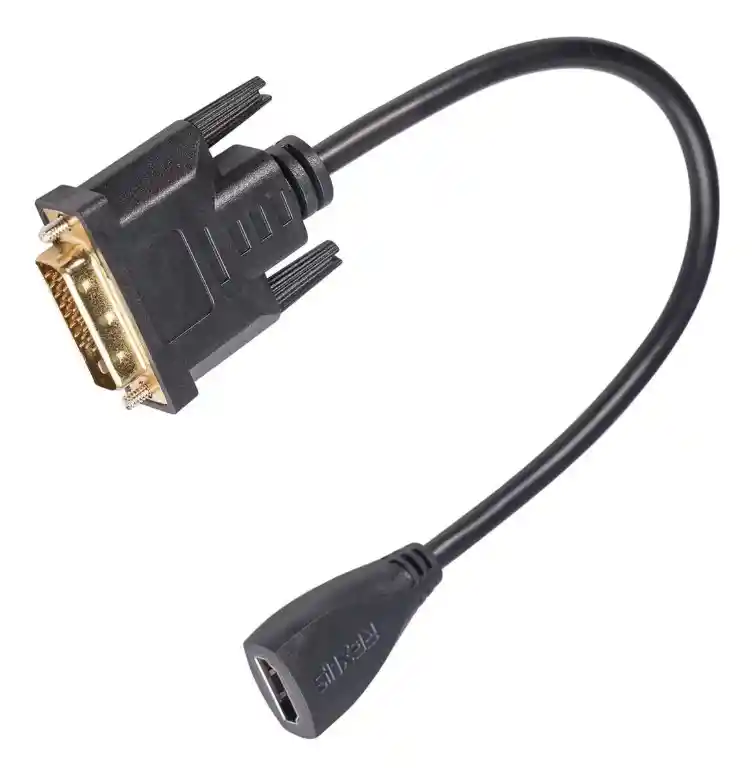 Cable Adaptador Dvi 24+1 Macho A Hdmi Hembra - 30 Cm