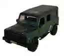 Vehículo Land Rover Defender Escala 1:32 Color Verde Militar