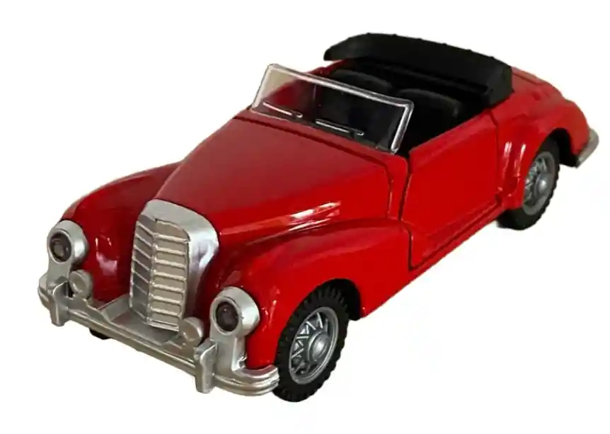 Vehículo Mercedes 300s Cabriolet Escala 1:32 Color Rojo