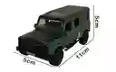 Vehículo Land Rover Defender Escala 1:32 Color Verde Militar