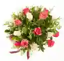 Caja De Rosas Rojas Color Paste