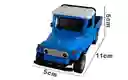 Vehículo Toyota Land Cruiser Escala 1:32 Color Azul