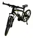 Bicicleta De Metal Escala 1:20 Color Negro