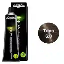 Tinte L’oréal Inoa Tono 6.0 – 60g