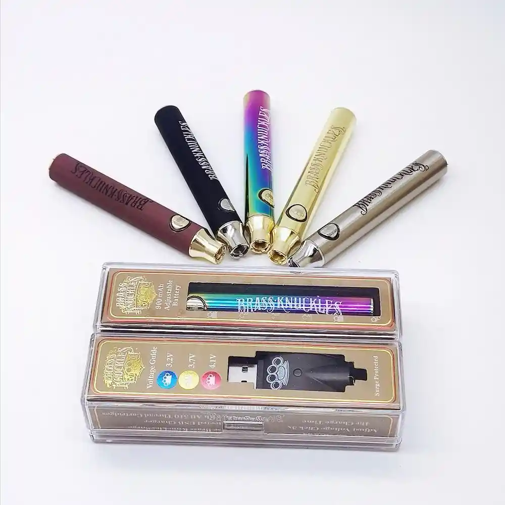 Kit Batería Brass Knuckles De 900 Mah Para Destilados + Recarga 1ml