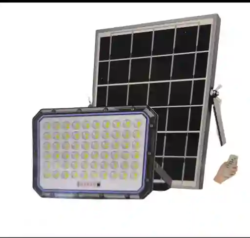 Kit Lampara Exterior Reflector 500w + Panel Solar + Control