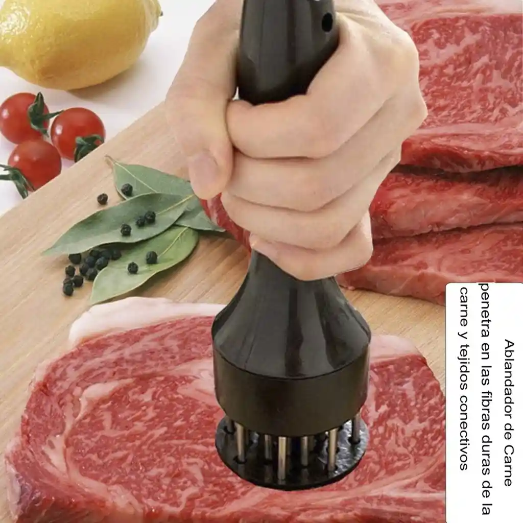 Ablandador Manual De Carne Agujas En Acero Inoxidable