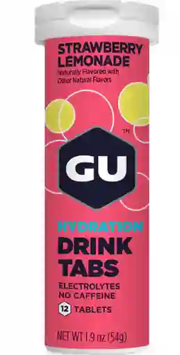 Hidratante Gu Tabletas Strawberry Limonada