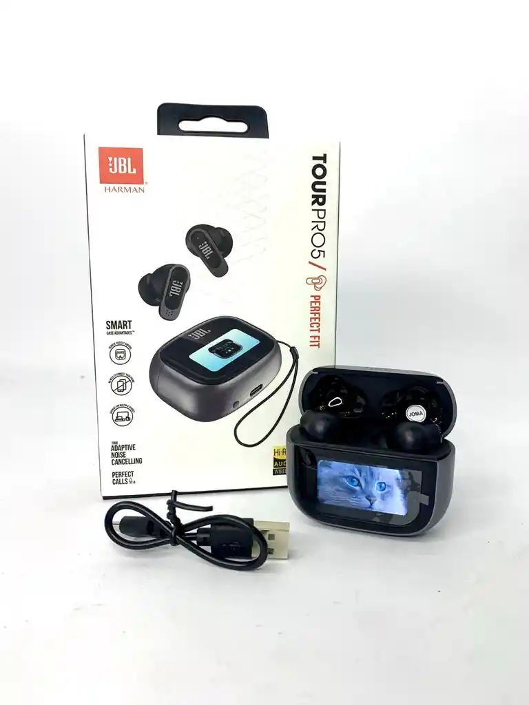 Audifonos Bluetooth Inalambricos Jbl Tour Pro 5 Negro