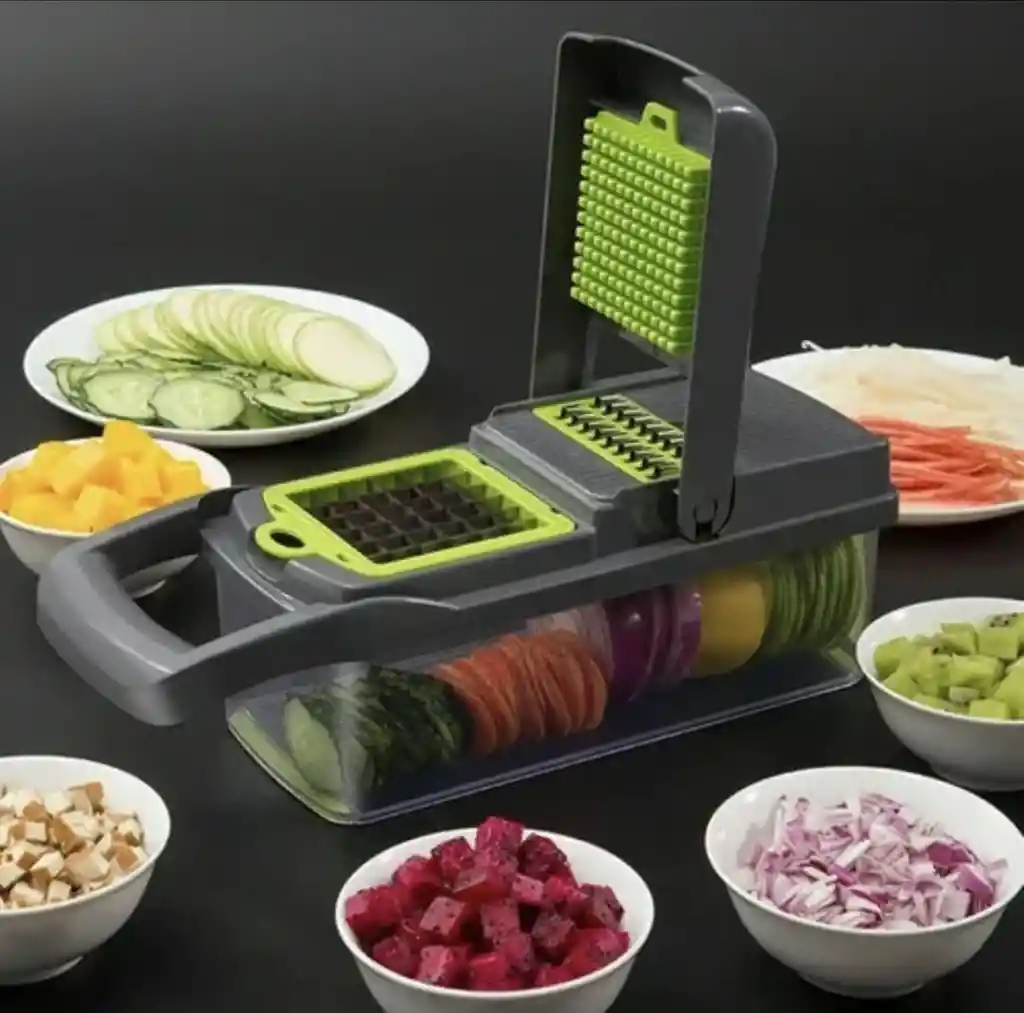 Picador Rallador Verduras Mandolina Ayudante De Cocina Color
