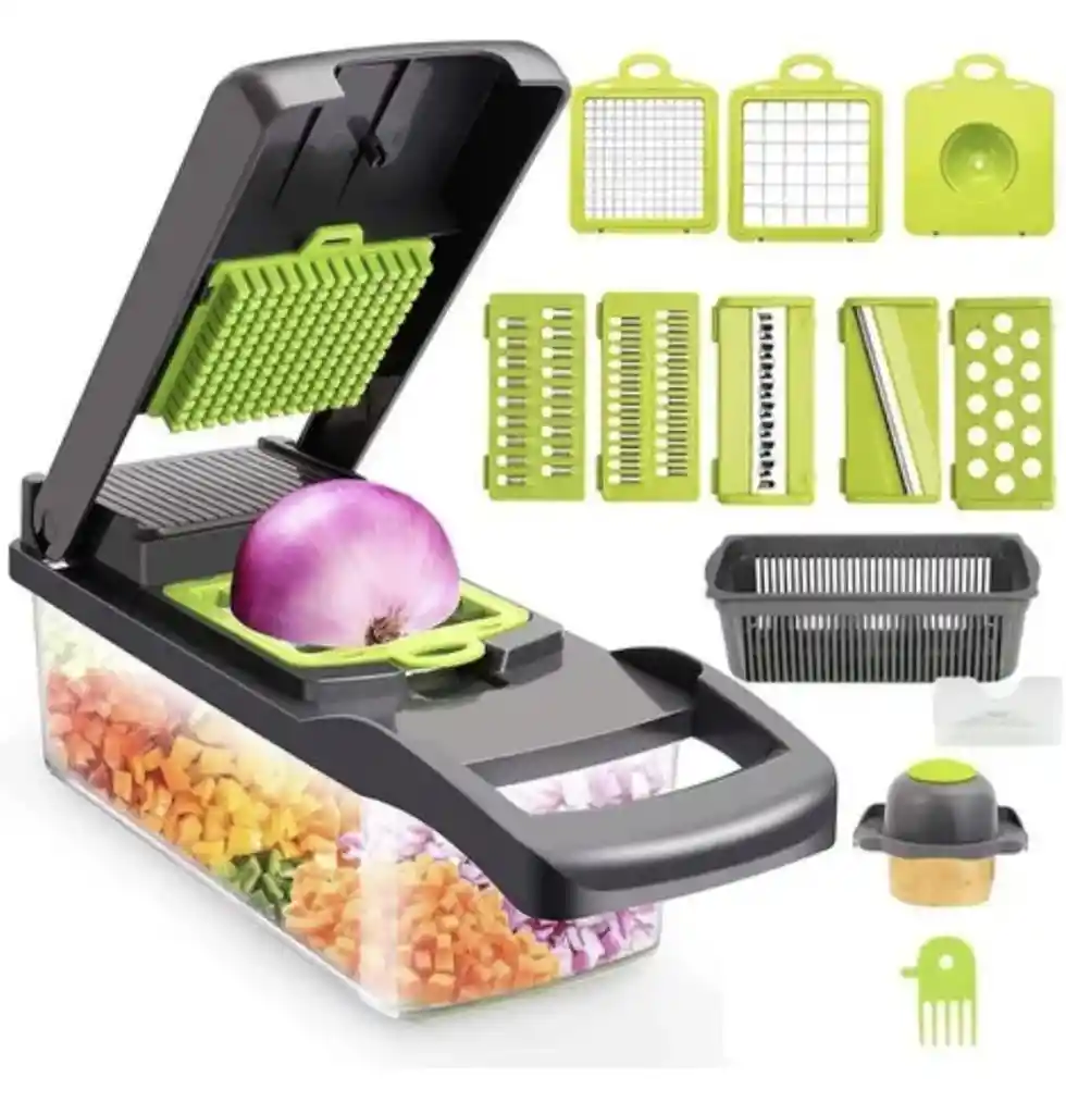 Picador Rallador Verduras Mandolina Ayudante De Cocina Color