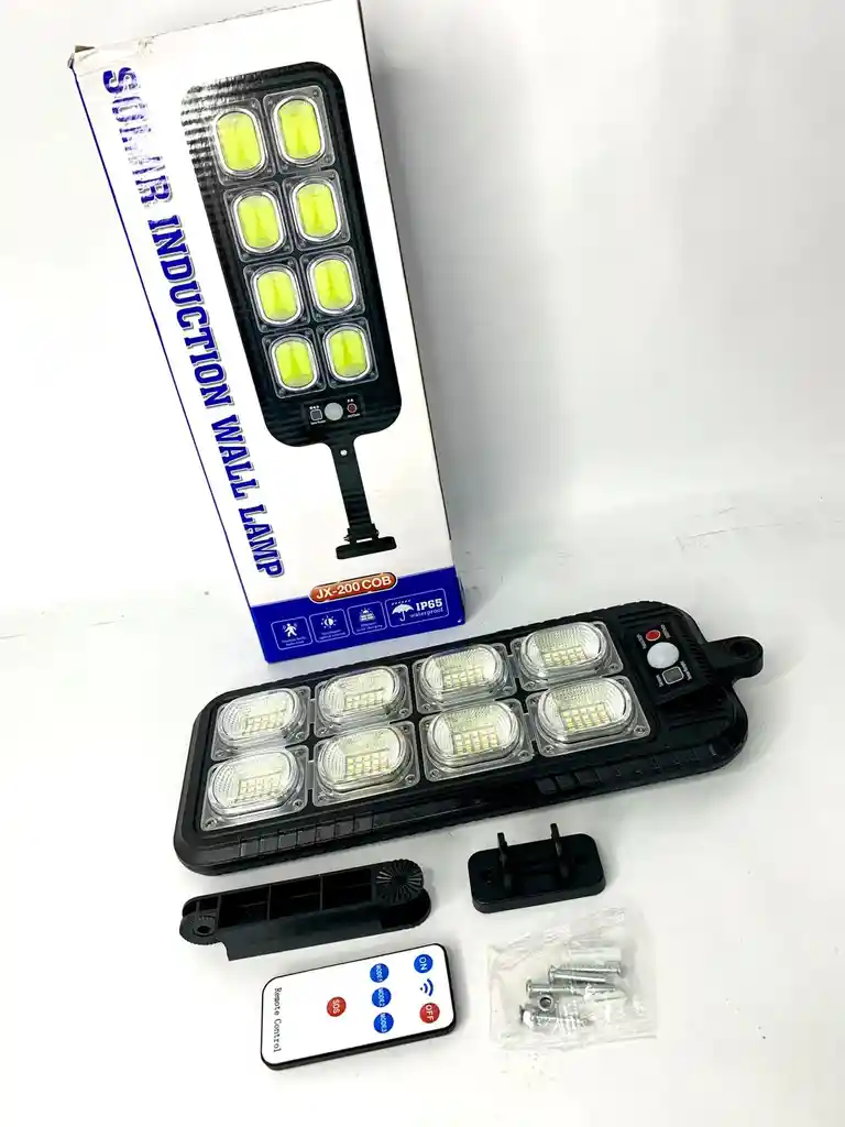 Lampara Reflectora Con Panel Solar ☀️💡🔋🏡