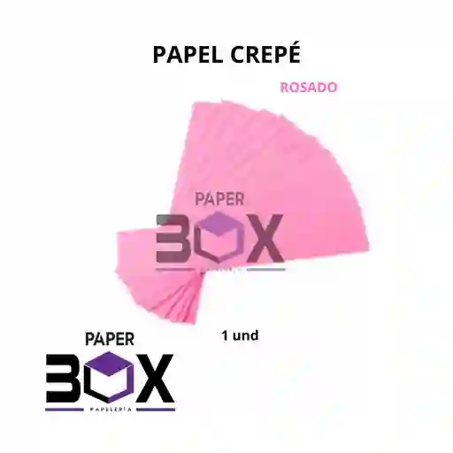 Papel Crepé Rosado