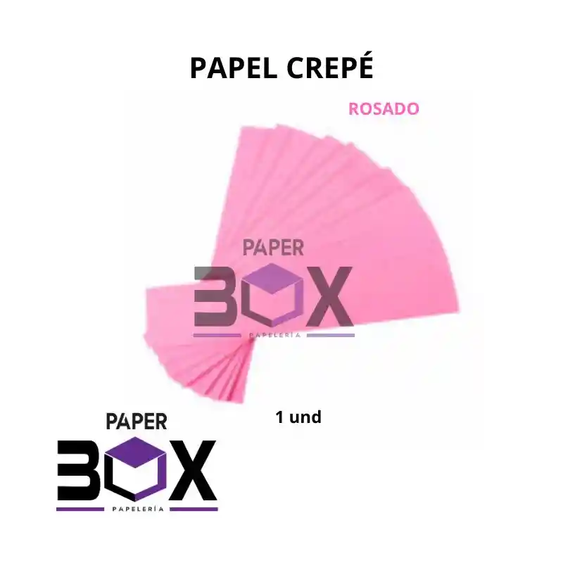 Papel Crepé Rosado