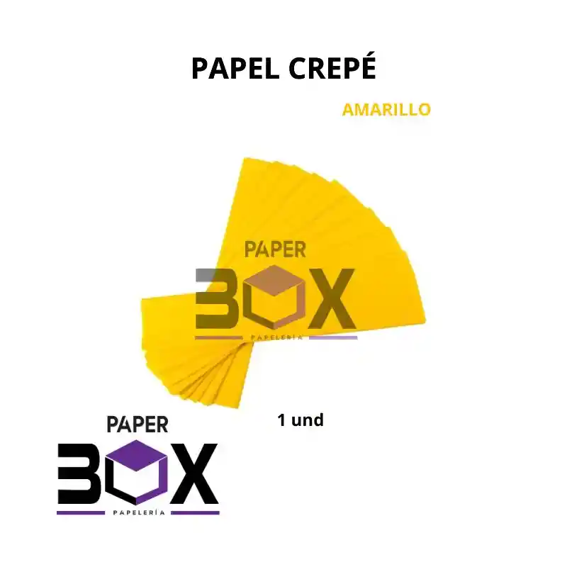 Papel Crepé Amarillo