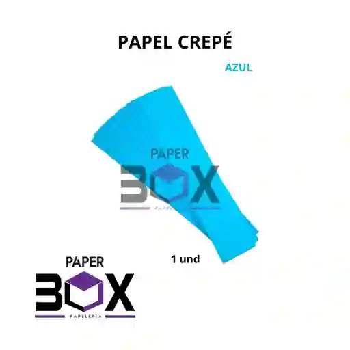 Papel Crepé Azul