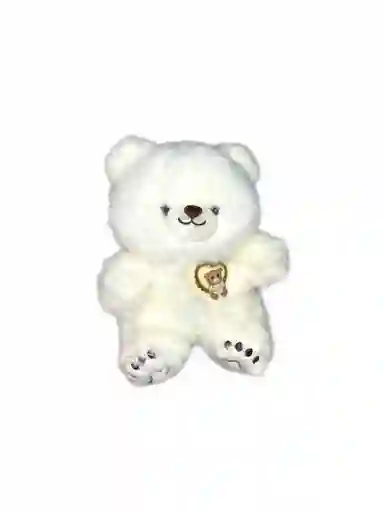 Peluche Oso Blanco Con Adorno