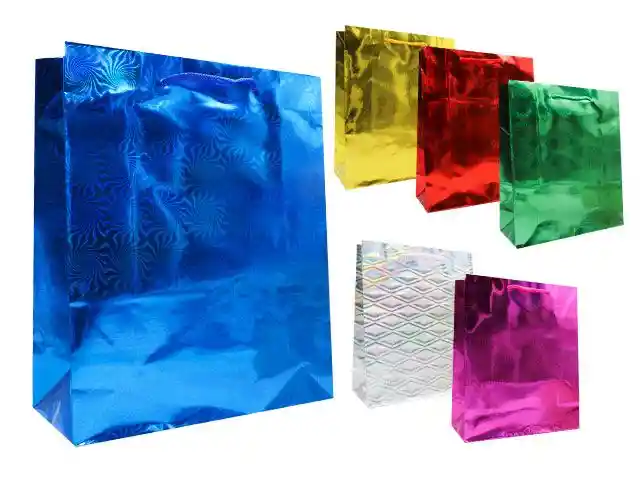 Bolsa Holografica 14 X 10 Cm