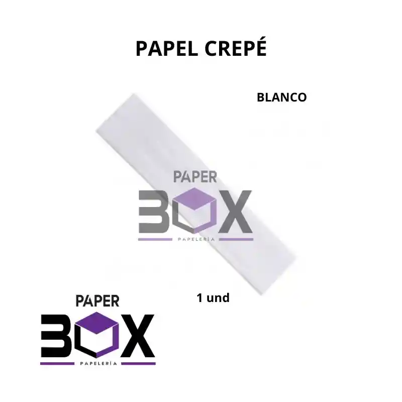 Papel Crepé Blanco