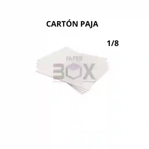 Cartón Paja Octavo 1/8