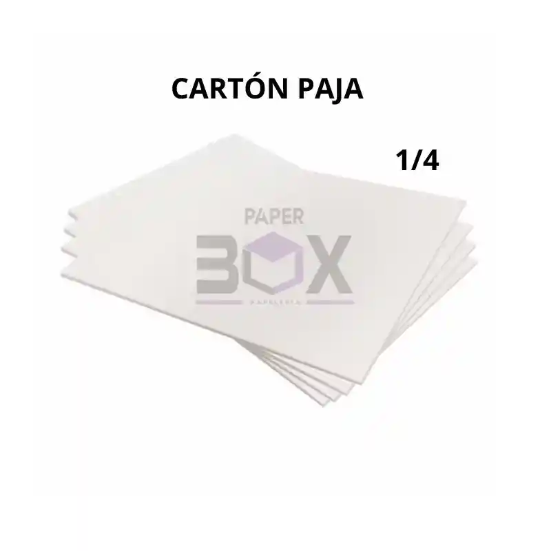 Cartón Paja Cuarto 1/4