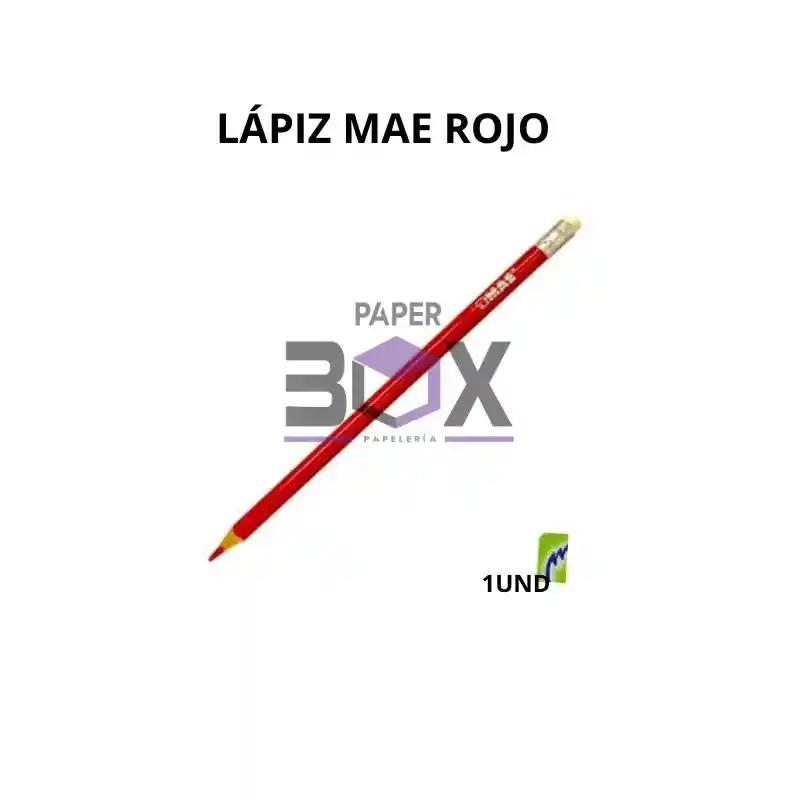 Lapiz Mae Rojo Chequeo