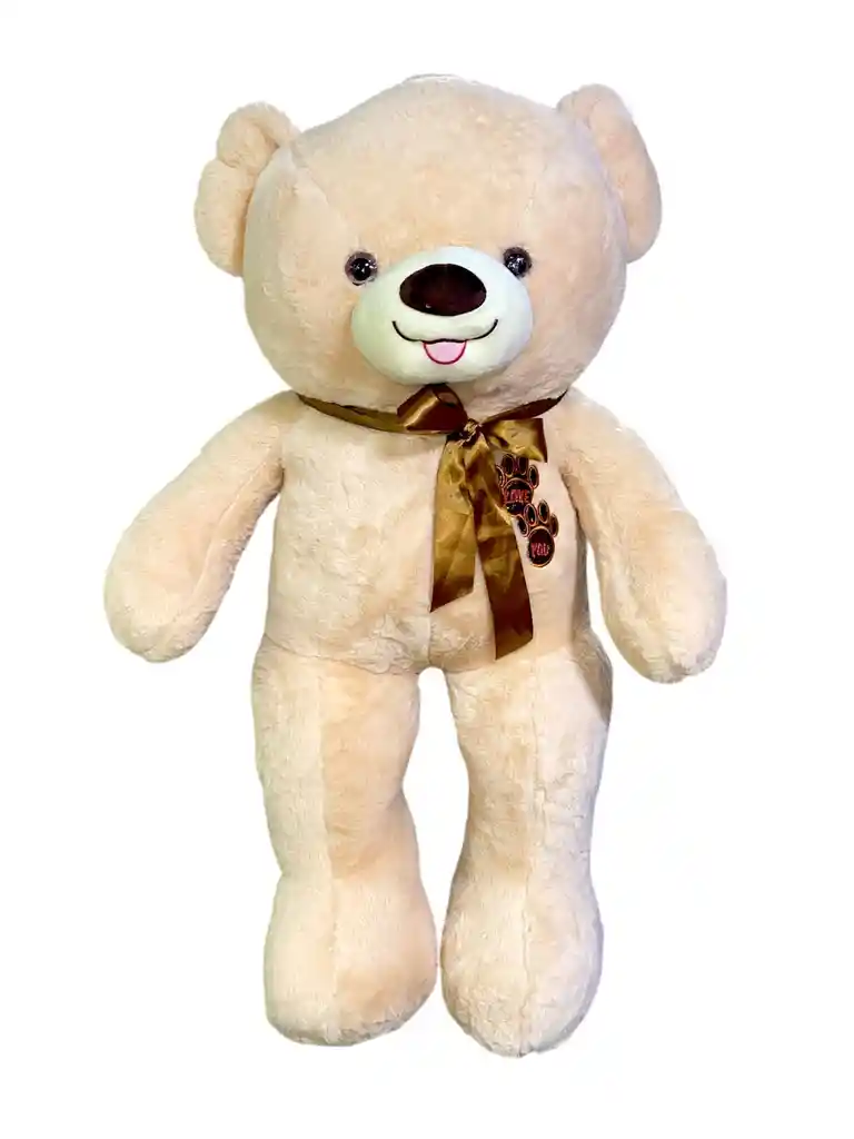 Peluche Oso Cafe Con Moño