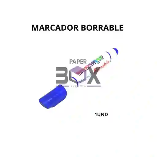 Marcador Borrable Azul Doricolor