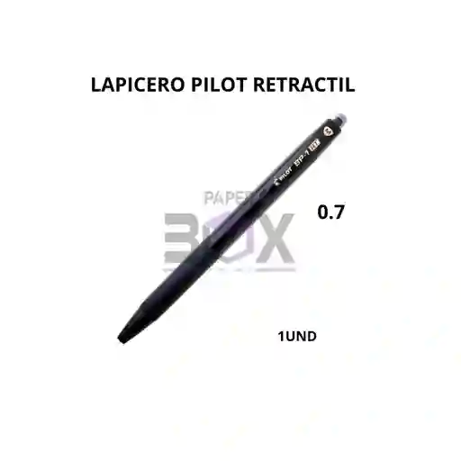 Lapicero Pilot Retractil Negro