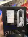 Cargador Completo V8 Cable + Adaptador Samsung Blanco