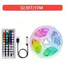 10 Metros De Tira De Luces Led Rgb - Tira Inteligente De Cambio De Color 5050, Control Remoto De 44 Teclas, Alimentación Por Usb, Decoración.